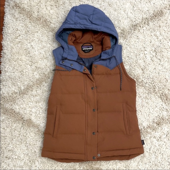 Patagonia Jackets \u0026 Coats | Patagonia Bivy Vest | Color: Blue/Brown | Size: M | Crisdavids's Closet